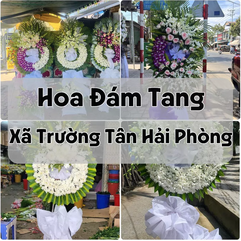 Đặt Hoa Đám Tang Xã Trường Tân Hải Phòng | Giao Tận Nơi