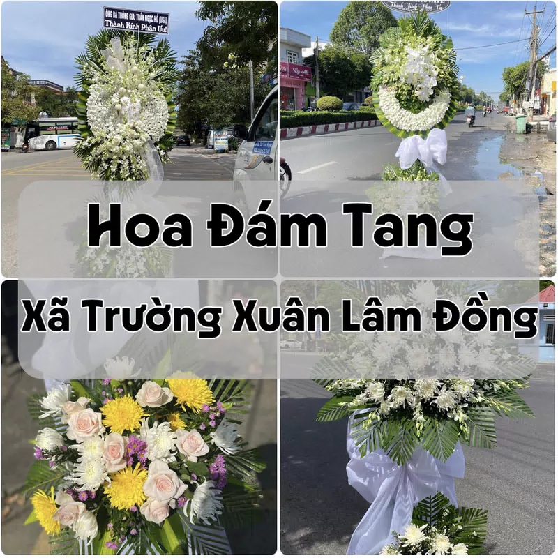 Đặt Hoa Đám Tang Xã Trường Xuân Lâm Đồng | Giao Tận Nơi