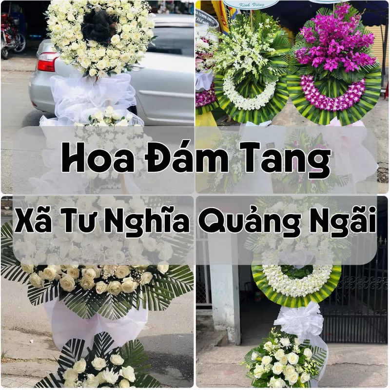 Đặt Hoa Đám Tang Xã Tư Nghĩa Quảng Ngãi | Hoa Tang Lễ