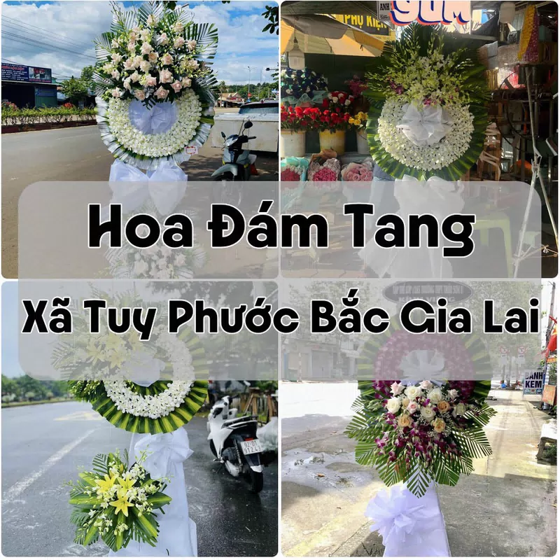 Đặt Hoa Đám Tang Xã Tuy Phước Bắc Gia Lai | Hoa Tang Lễ