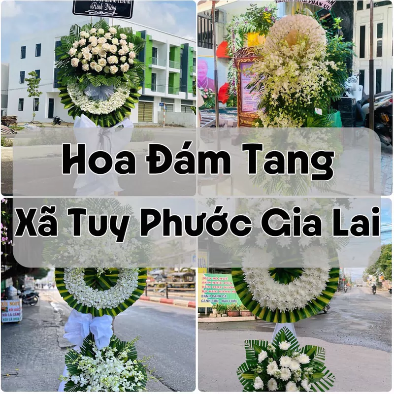Đặt Hoa Đám Tang Xã Tuy Phước Gia Lai | Giao Hoa Nhanh
