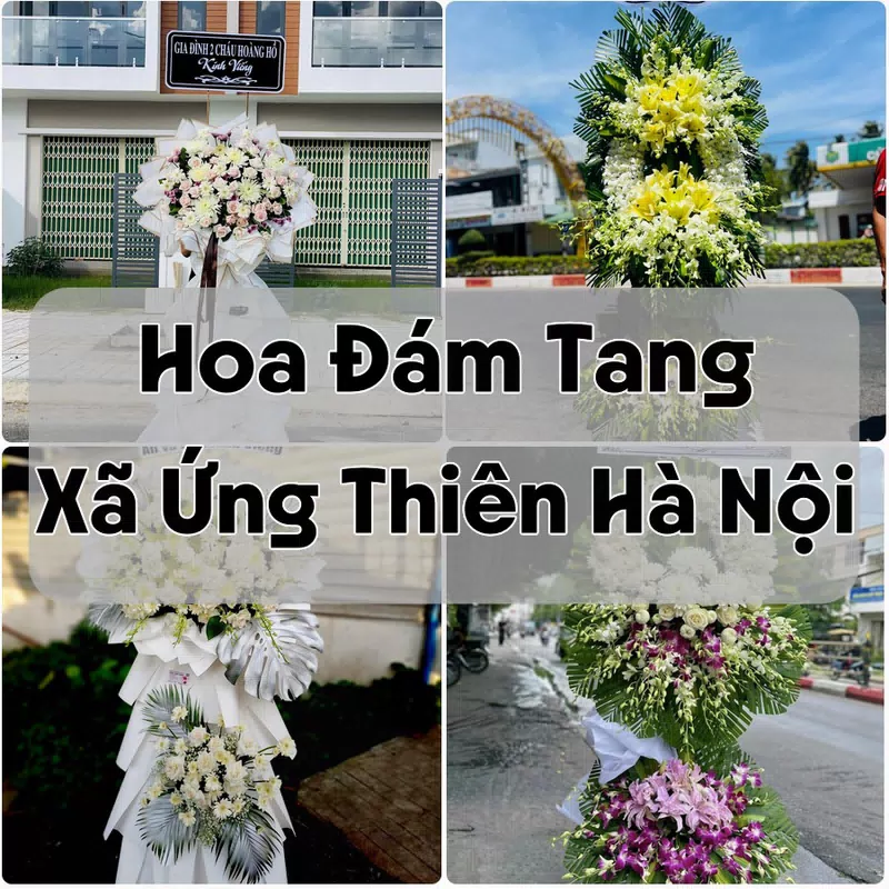 Đặt Hoa Đám Tang Xã Ứng Thiên Hà Nội | Giao Hoa Nhanh