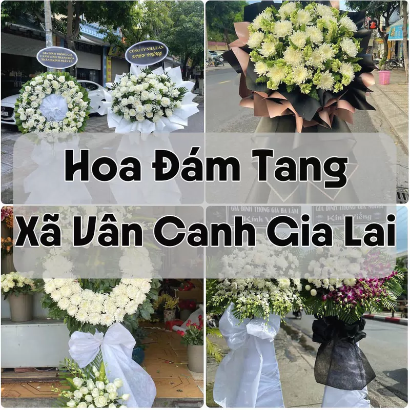 Đặt Hoa Đám Tang Xã Vân Canh Gia Lai | Đặt Hoa Nhanh
