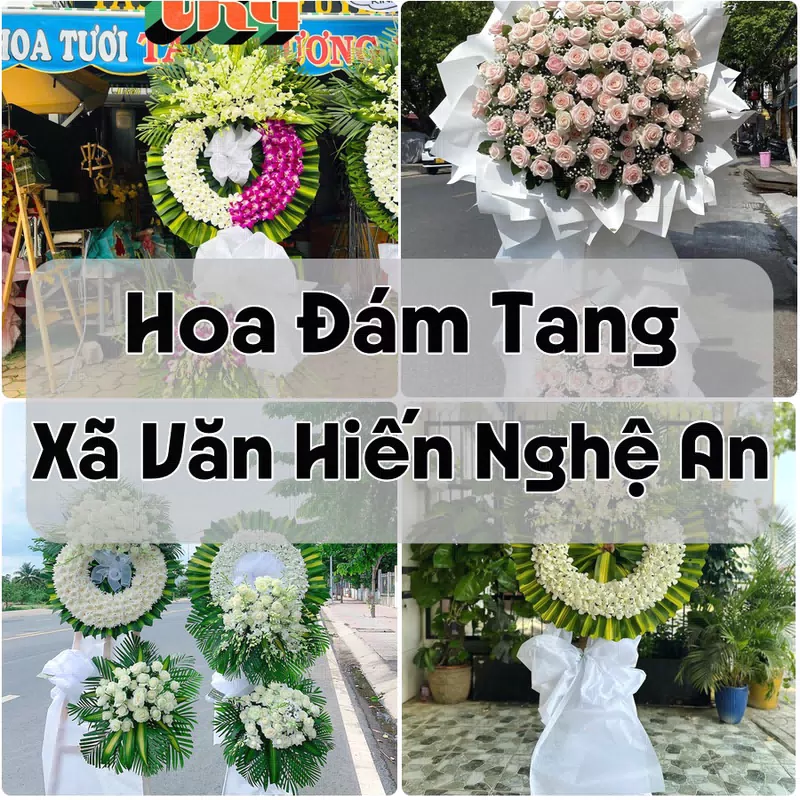 Đặt Hoa Đám Tang Xã Văn Hiến Nghệ An | Đặt Hoa Viếng