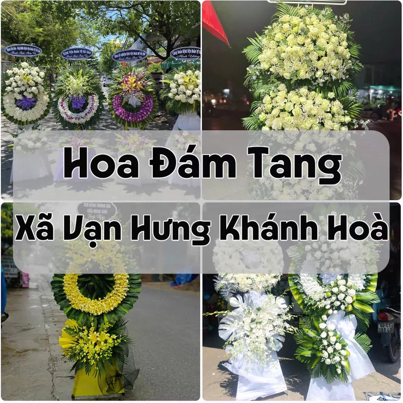 Đặt Hoa Đám Tang Xã Vạn Hưng Khánh Hoà | Giao Hoa Nhanh