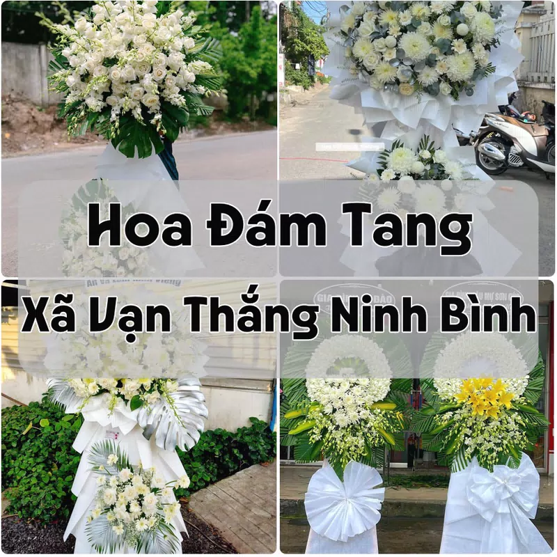 Đặt Hoa Đám Tang Xã Vạn Thắng Ninh Bình | Hoa Chia Buồn