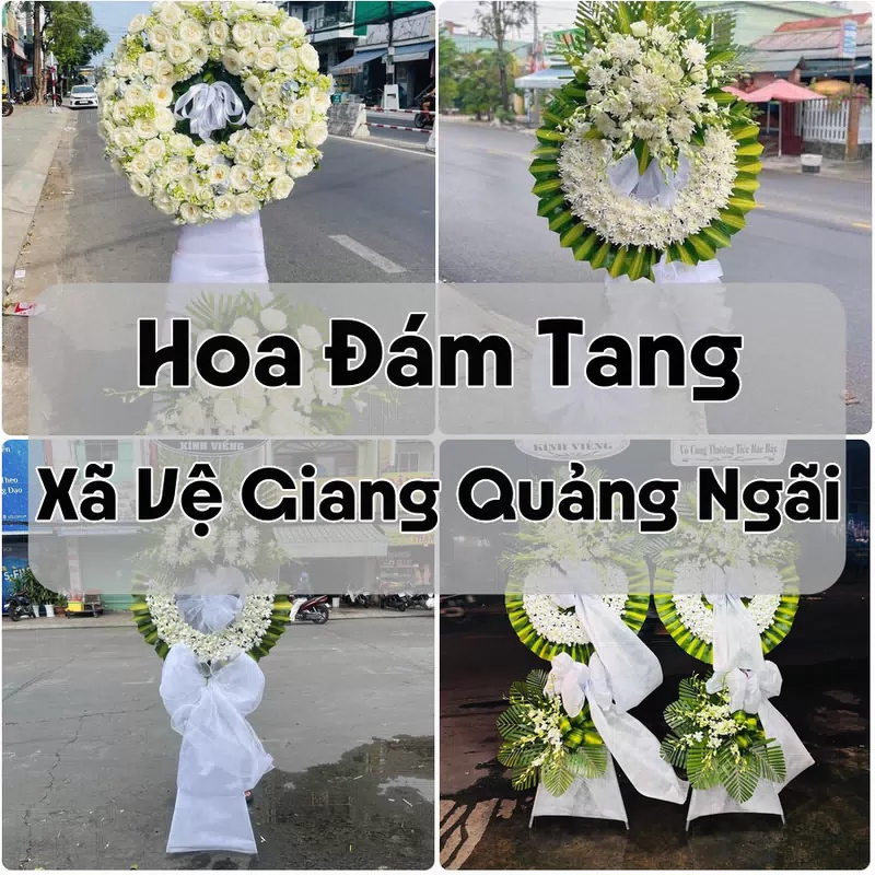 Đặt Hoa Đám Tang Xã Vệ Giang Quảng Ngãi | Đặt Hoa Nhanh