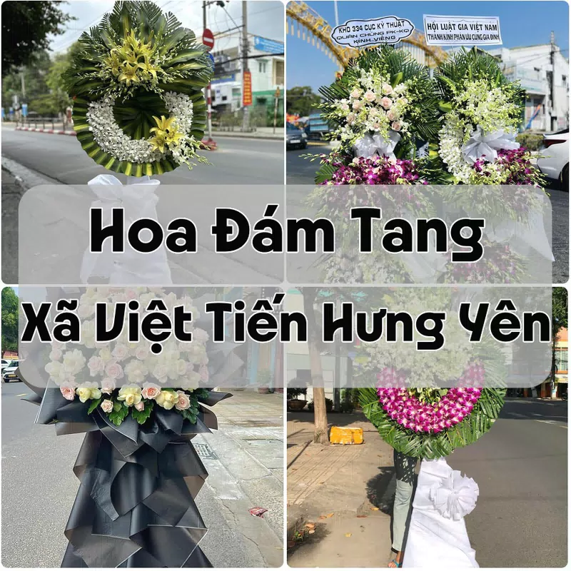 Đặt Hoa Đám Tang Xã Việt Tiến Hưng Yên | Hoa Chia Buồn