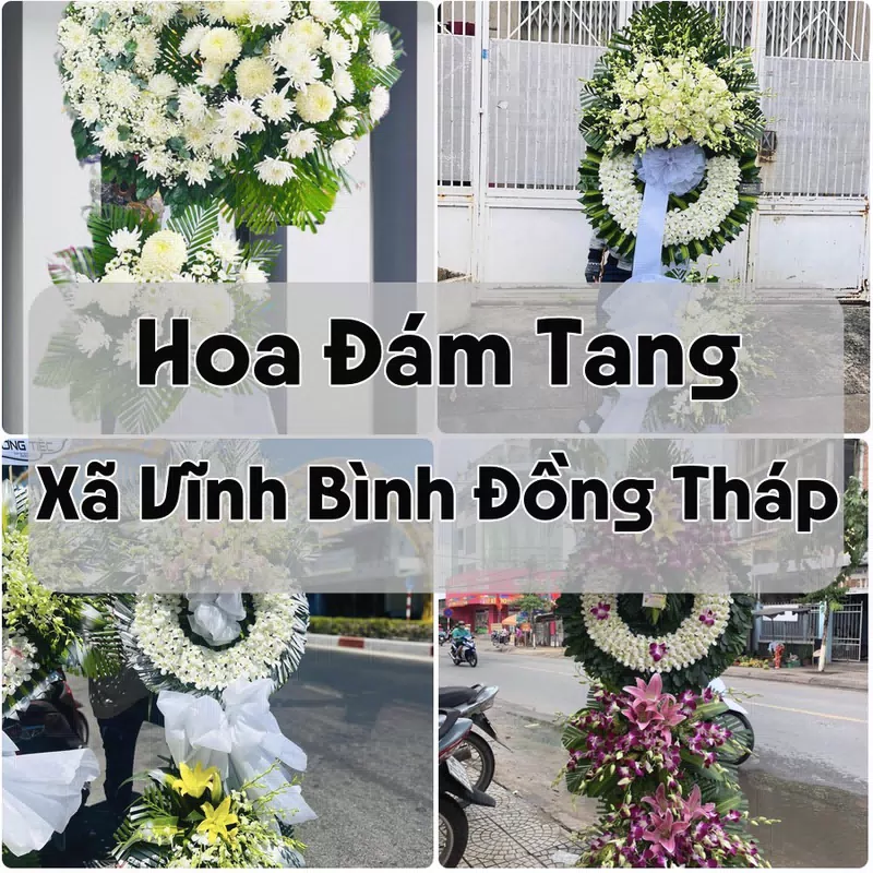 Đặt Hoa Đám Tang Xã Vĩnh Bình Đồng Tháp | Giao Tận Nơi
