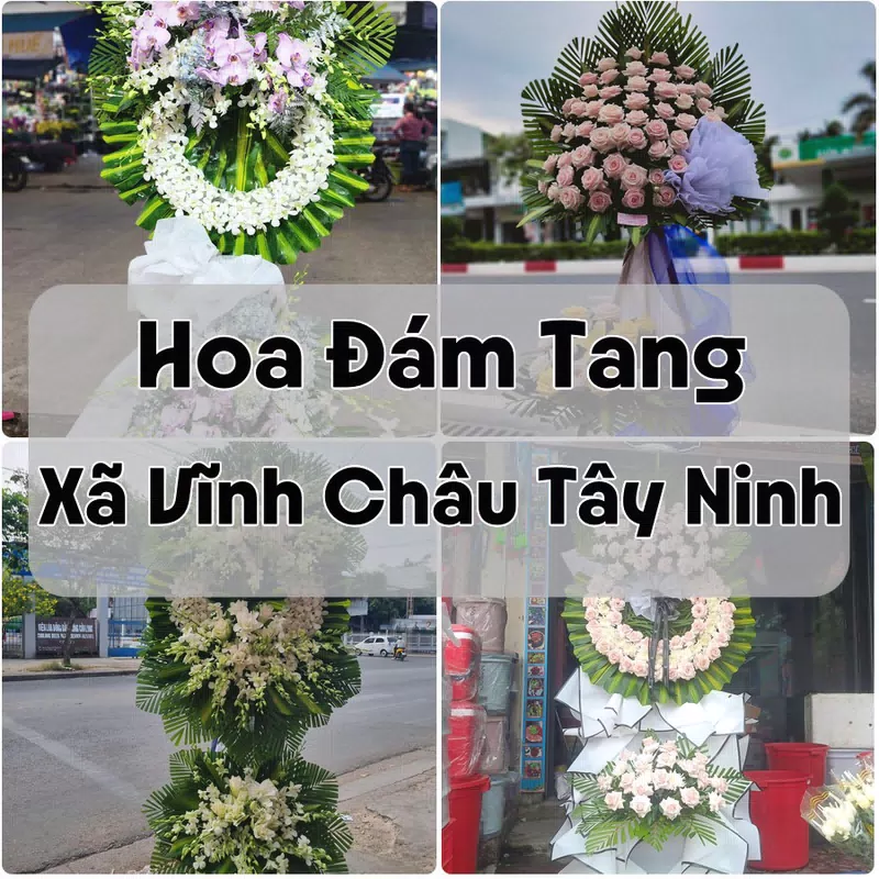 Đặt Hoa Đám Tang Xã Vĩnh Châu Tây Ninh | Hoa Chia Buồn