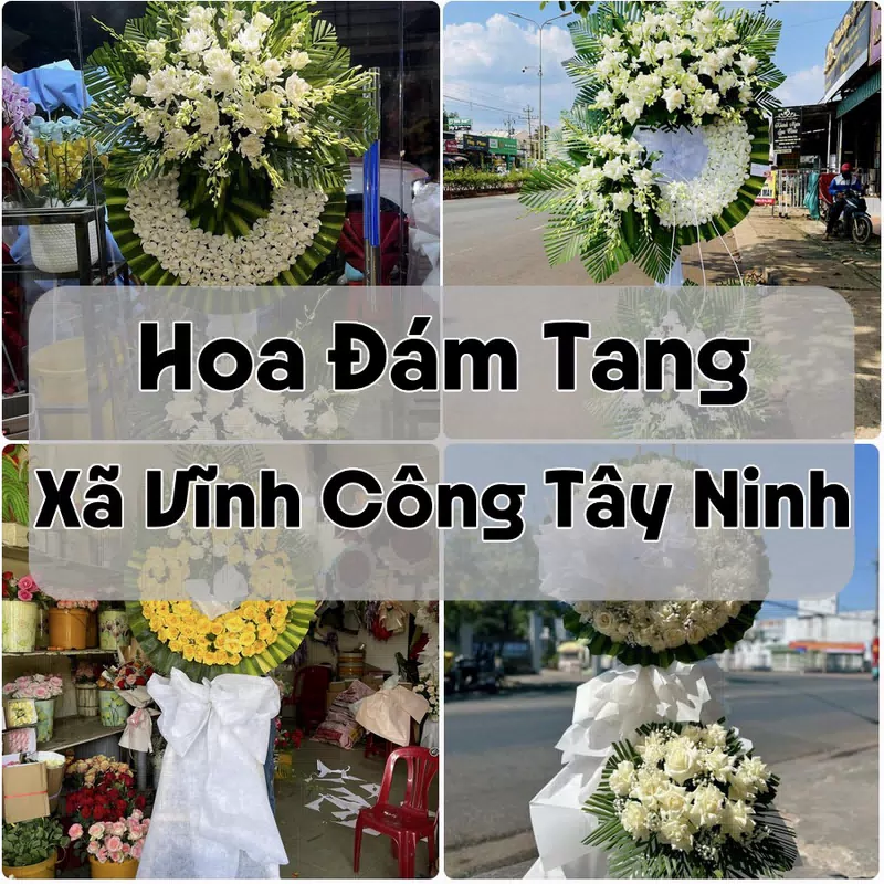 Đặt Hoa Đám Tang Xã Vĩnh Công Tây Ninh | Giao Tận Nơi