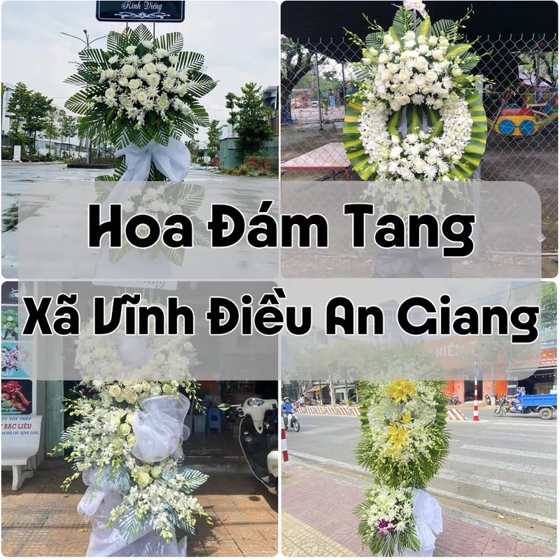 Đặt Hoa Đám Tang Xã Vĩnh Điều An Giang | Giao Hoa Nhanh
