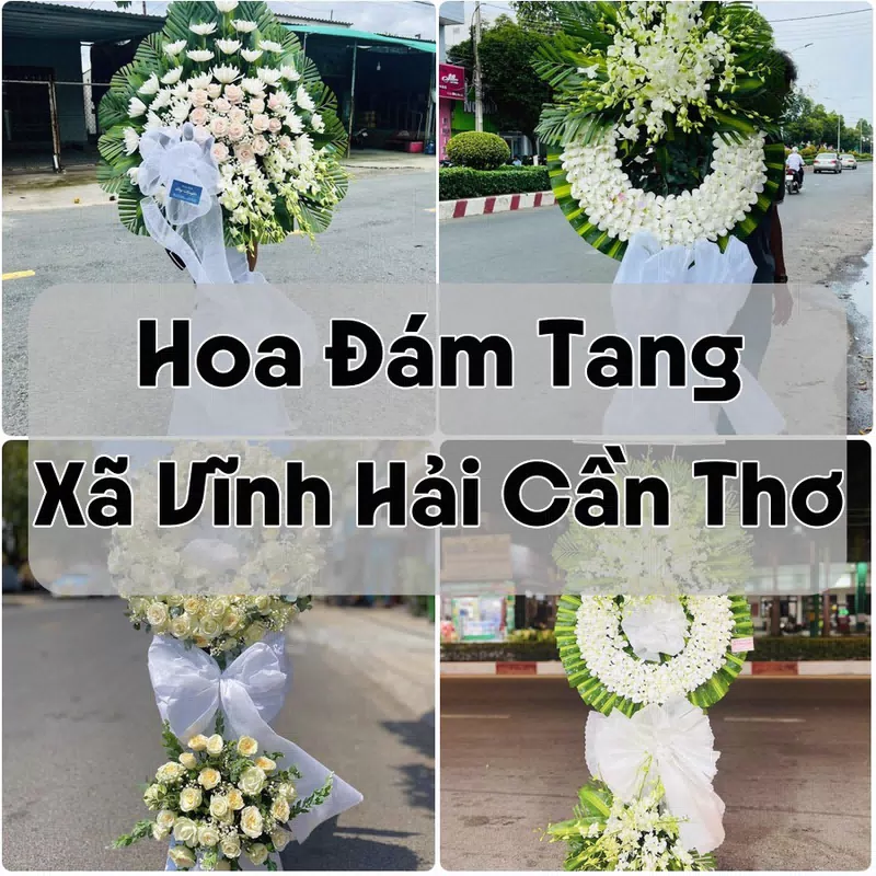 Đặt Hoa Đám Tang Xã Vĩnh Hải Cần Thơ | Giao Hoa Nhanh