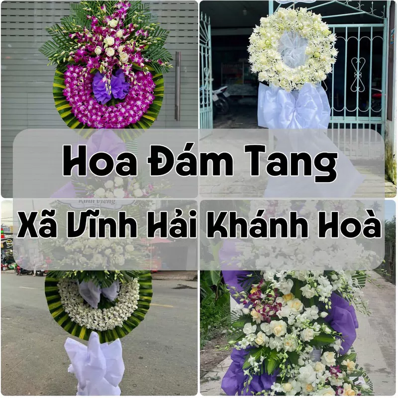 Đặt Hoa Đám Tang Xã Vĩnh Hải Khánh Hoà | Đặt Hoa Nhanh