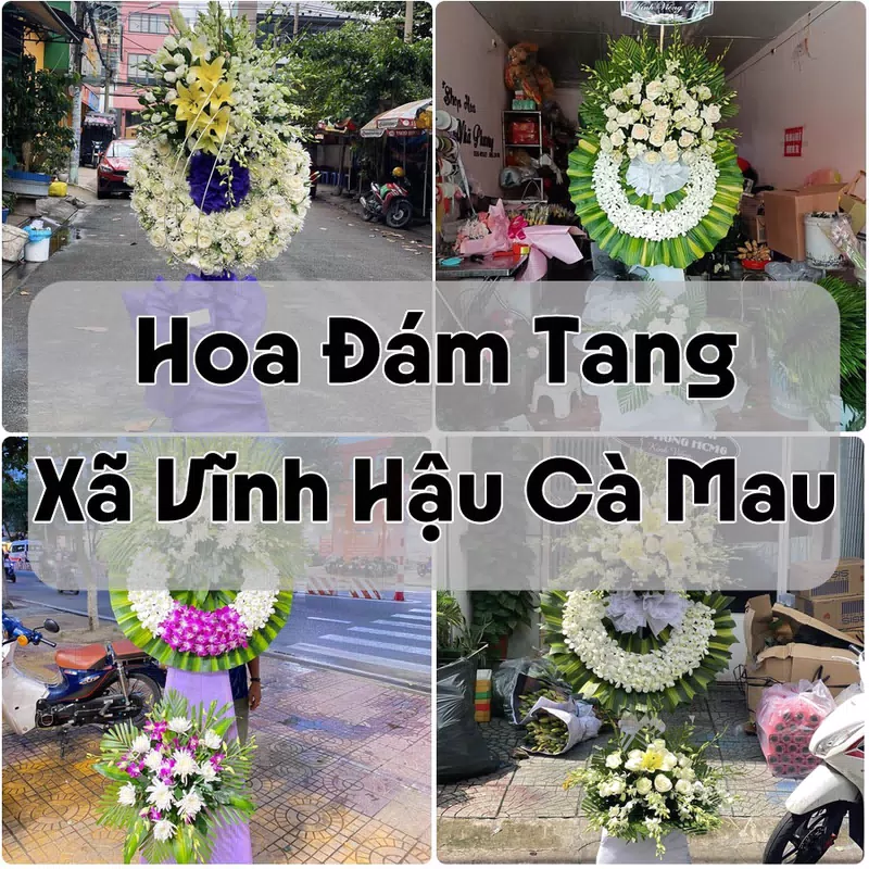 Đặt Hoa Đám Tang Xã Vĩnh Hậu Cà Mau | Đặt Hoa Nhanh