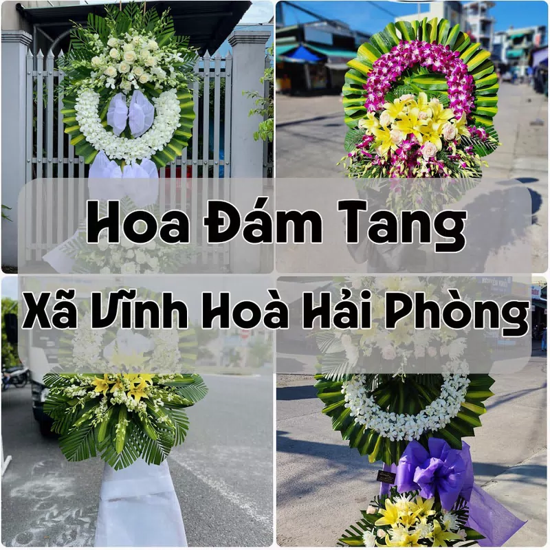 Đặt Hoa Đám Tang Xã Vĩnh Hoà Hải Phòng | Hoa Chia Buồn
