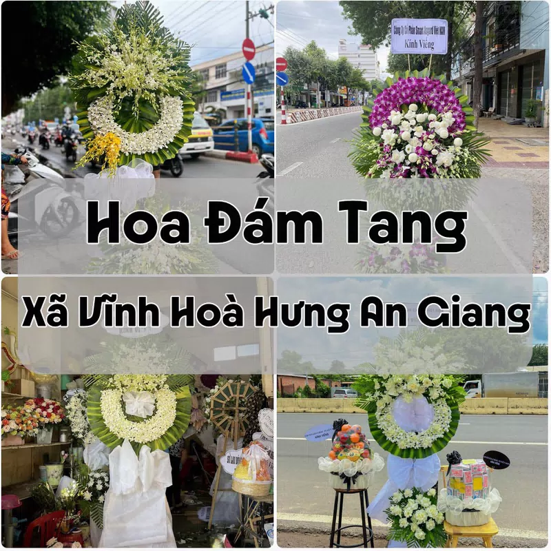 Đặt Hoa Đám Tang Xã Vĩnh Hoà Hưng An Giang | Hoa Chia Buồn
