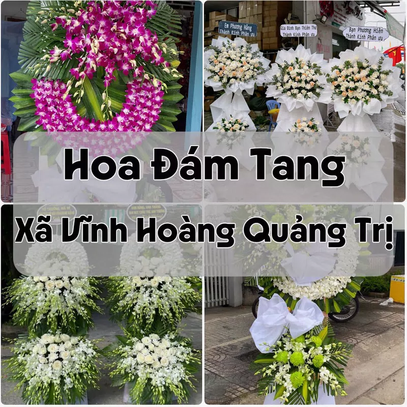 Đặt Hoa Đám Tang Xã Vĩnh Hoàng Quảng Trị | Giao Tận Nơi