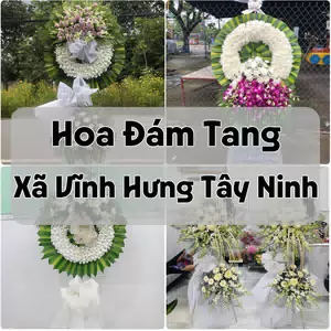 Đặt Hoa Đám Tang Xã Vĩnh Hưng Tây Ninh | Hoa Chia Buồn