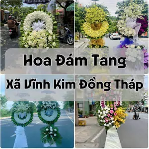 Đặt Hoa Đám Tang Xã Vĩnh Kim Đồng Tháp | Hoa Tang Lễ