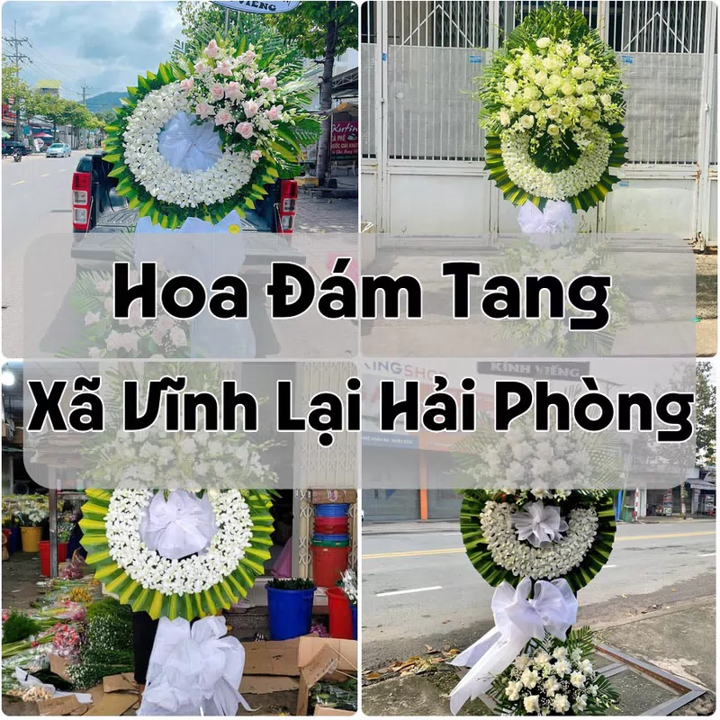 Đặt Hoa Đám Tang Xã Vĩnh Lại Hải Phòng | Giao Tận Nơi