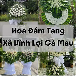 Đặt Hoa Đám Tang Xã Vĩnh Lợi Cà Mau | Giao Tận Nơi