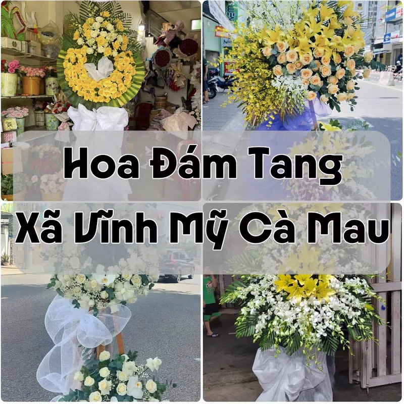 Đặt Hoa Đám Tang Xã Vĩnh Mỹ Cà Mau | Giao Hoa Nhanh
