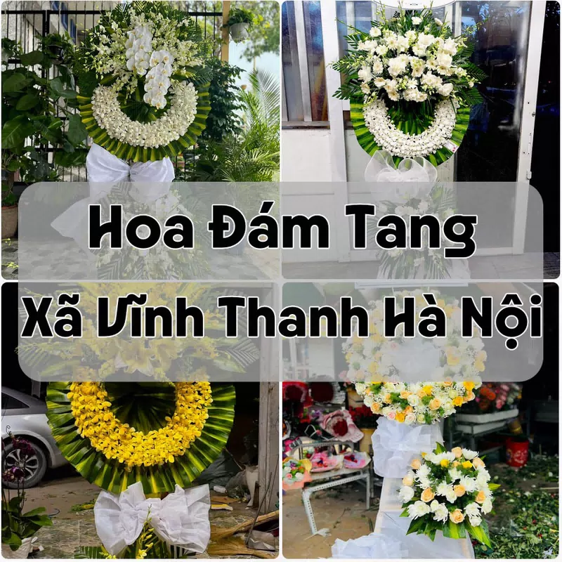Đặt Hoa Đám Tang Xã Vĩnh Thanh Hà Nội | Hoa Tang Lễ
