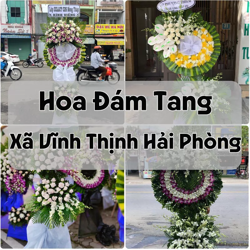 Đặt Hoa Đám Tang Xã Vĩnh Thịnh Hải Phòng | Hoa Chia Buồn