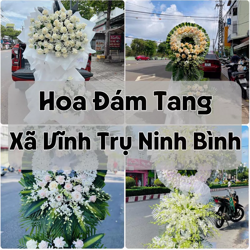 Đặt Hoa Đám Tang Xã Vĩnh Trụ Ninh Bình | Hoa Tang Lễ