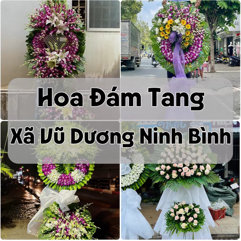 Đặt Hoa Đám Tang Xã Vũ Dương Ninh Bình | Giao Tận Nơi