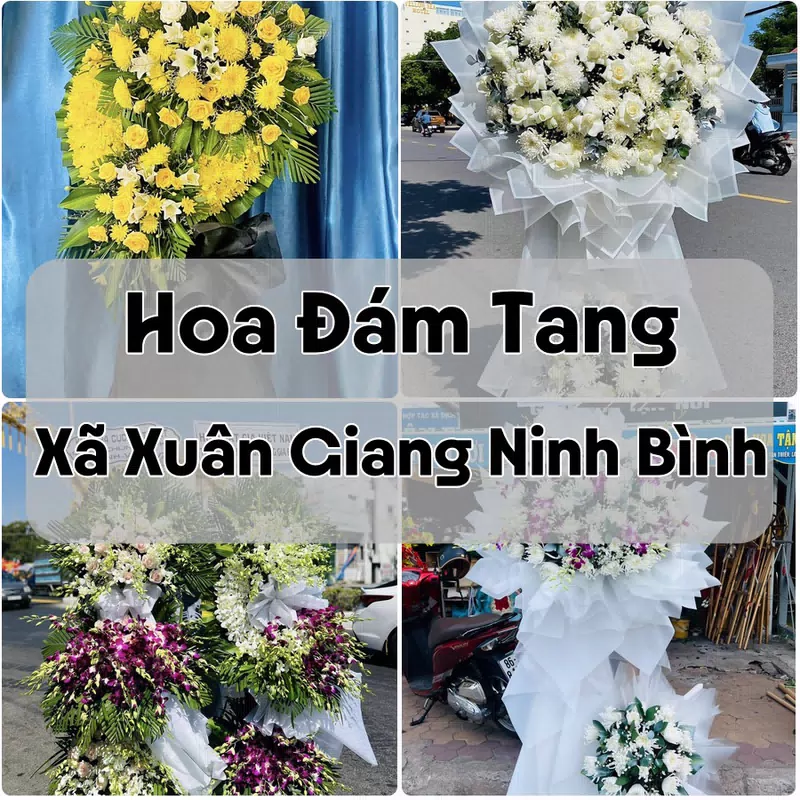 Đặt Hoa Đám Tang Xã Xuân Giang Ninh Bình | Hoa Chia Buồn