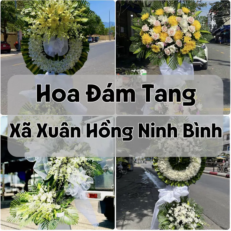 Đặt Hoa Đám Tang Xã Xuân Hồng Ninh Bình | Giao Tận Nơi