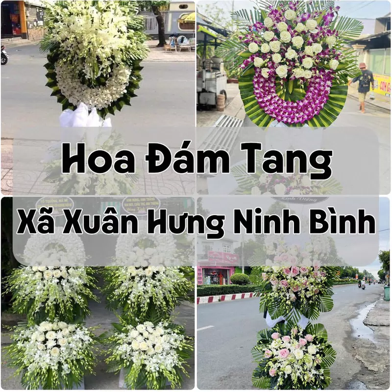 Đặt Hoa Đám Tang Xã Xuân Hưng Ninh Bình | Giao Hoa Nhanh
