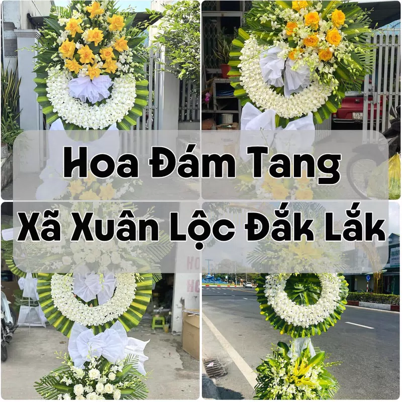 Đặt Hoa Đám Tang Xã Xuân Lộc Đắk Lắk | Giao Tận Nơi