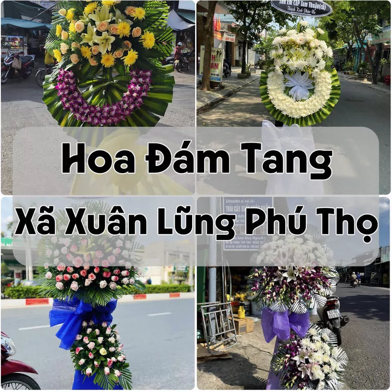 Đặt Hoa Đám Tang Xã Xuân Lũng Phú Thọ | Hoa Chia Buồn