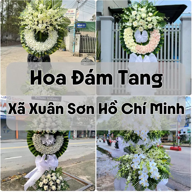 Đặt Hoa Đám Tang Xã Xuân Sơn Hồ Chí Minh | Hoa Chia Buồn
