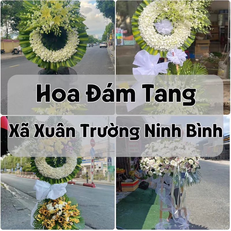 Đặt Hoa Đám Tang Xã Xuân Trường Ninh Bình | Hoa Chia Buồn