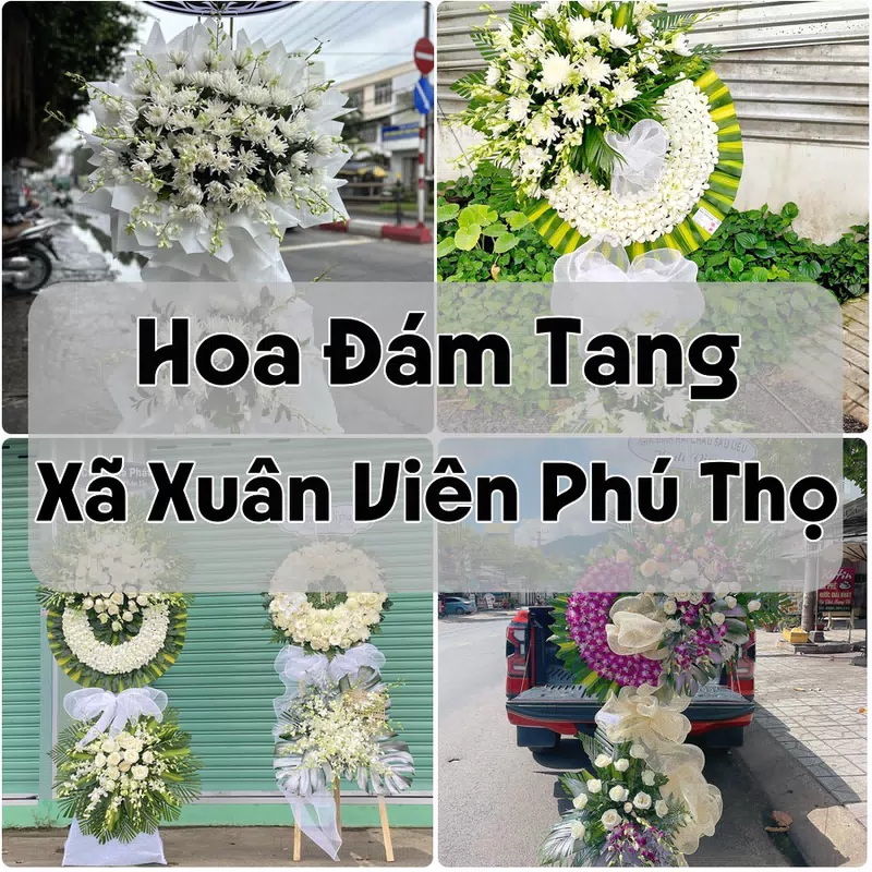 Đặt Hoa Đám Tang Xã Xuân Viên Phú Thọ | Giao Tận Nơi