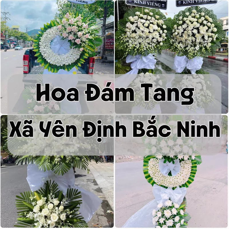 Đặt Hoa Đám Tang Xã Yên Định Bắc Ninh | Hoa Tang Lễ
