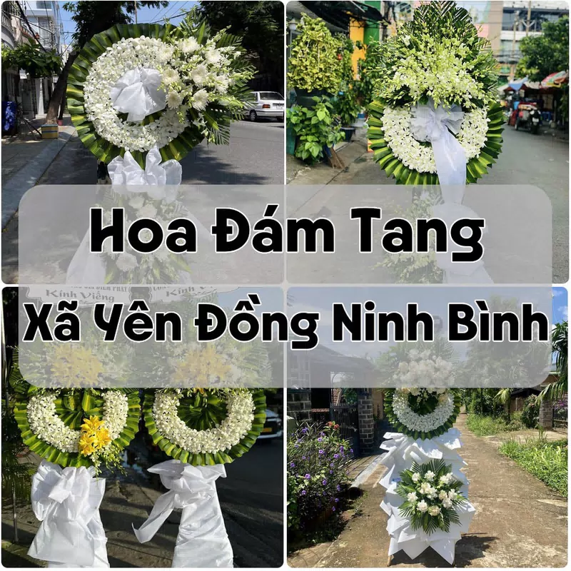 Đặt Hoa Đám Tang Xã Yên Đồng Ninh Bình | Hoa Chia Buồn
