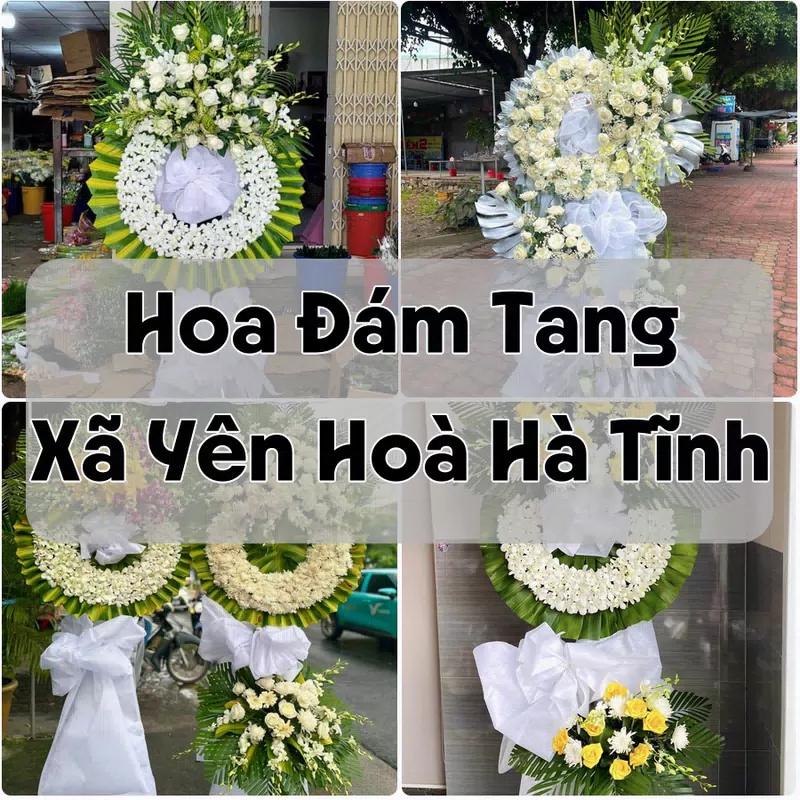 Đặt Hoa Đám Tang Xã Yên Hoà Hà Tĩnh | Hoa Chia Buồn