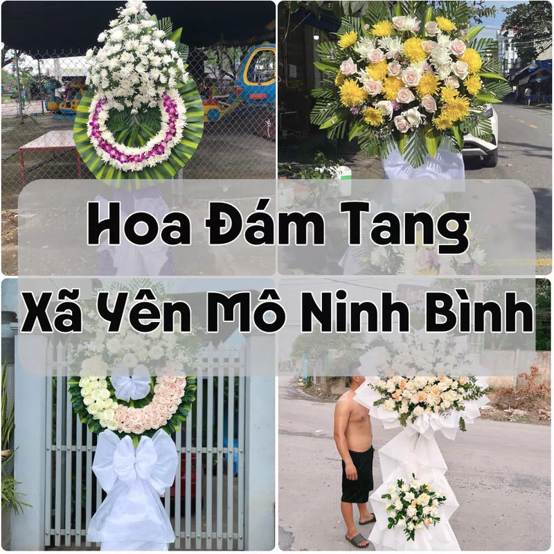 Đặt Hoa Đám Tang Xã Yên Mô Ninh Bình | Đặt Hoa Viếng