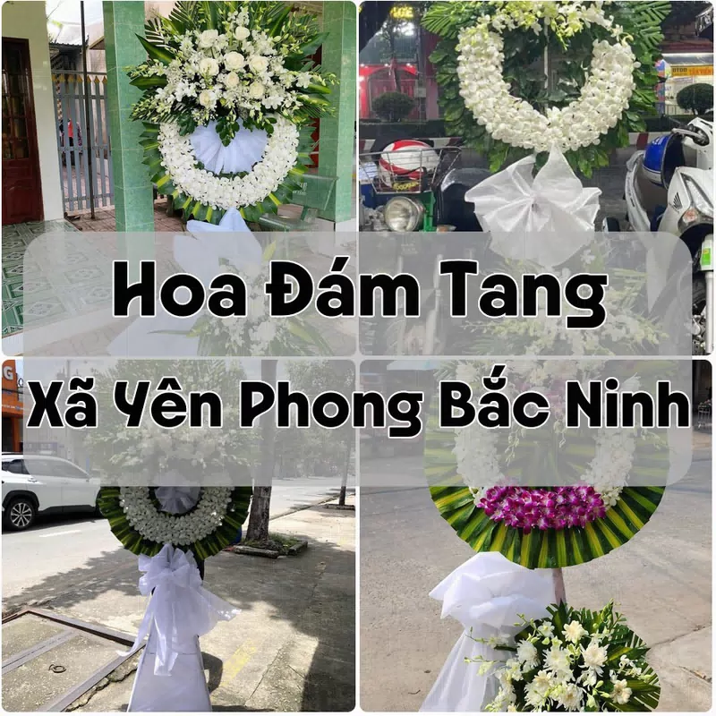 Đặt Hoa Đám Tang Xã Yên Phong Bắc Ninh | Hoa Tang Lễ