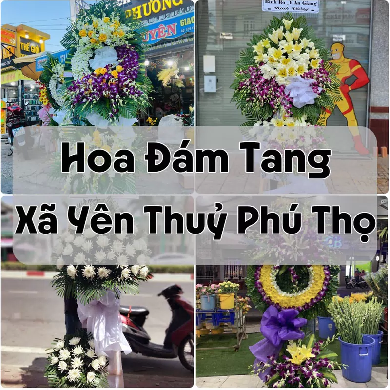 Đặt Hoa Đám Tang Xã Yên Thuỷ Phú Thọ | Giao Hoa Nhanh