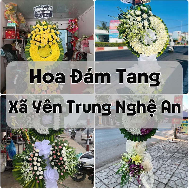 Đặt Hoa Đám Tang Xã Yên Trung Nghệ An | Giao Hoa Nhanh