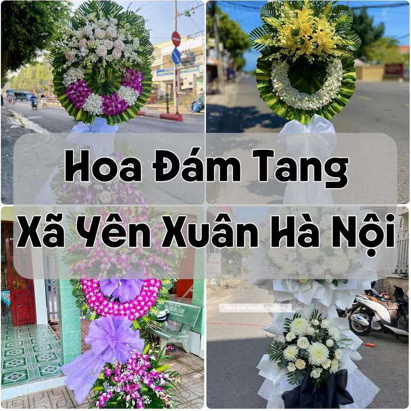 Đặt Hoa Đám Tang Xã Yên Xuân Hà Nội | Giao Tận Nơi