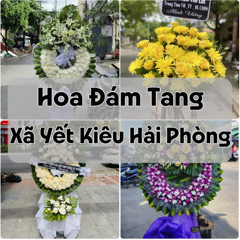 Đặt Hoa Đám Tang Xã Yết Kiêu Hải Phòng | Hoa Chia Buồn