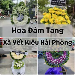 Đặt Hoa Đám Tang Xã Yết Kiêu Hải Phòng | Hoa Chia Buồn