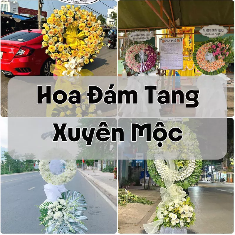 Đặt Hoa Đám Tang Xuyên Mộc | Đặt Hoa Nhanh